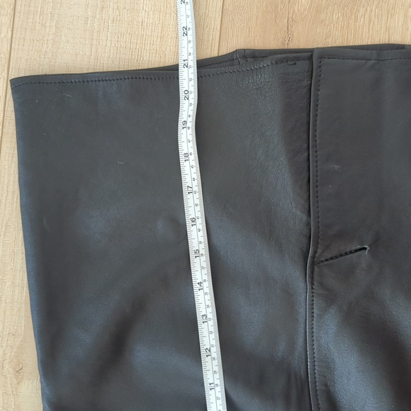 RENAISSANCE leather skirt size 6 - Picture 6 of 6